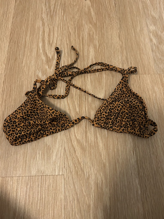 Xhilaration Other - Xhilaration Leopard Print Kids Bikini Top - Tan and Black
